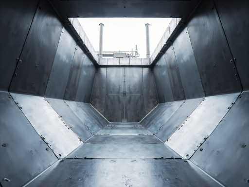 一体化污水处理设备外观，箱体式结构，绿色防腐涂层，进出水管路，现场安装状态