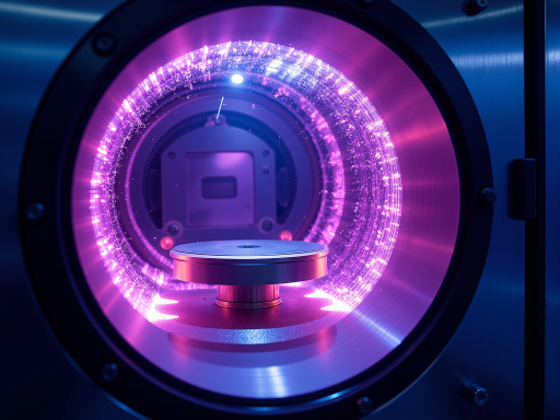 UV光催化氧化设备内部结构展示，紫外线灯管排列整齐，催化剂涂层，透明外壳